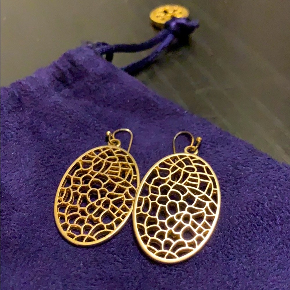 Gorgeous Golden Design Drop Earrings